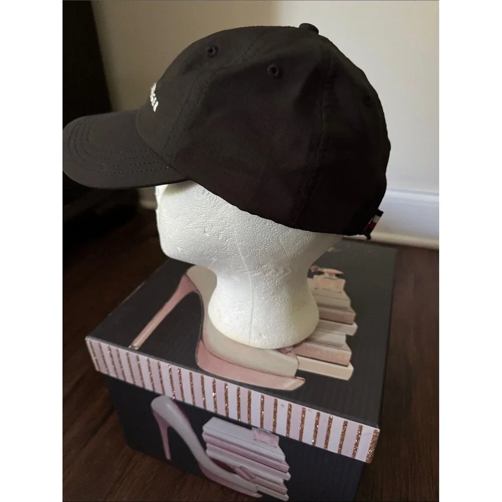 Tommy Hilfiger Black Embroidered Logo Baseball Cap